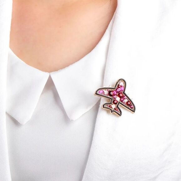 VQ Airplane Brooch - Picture 2 of 6